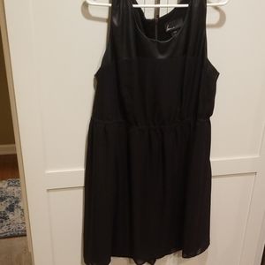 Lane Bryant black skater dress